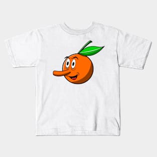 orange face Kids T-Shirt